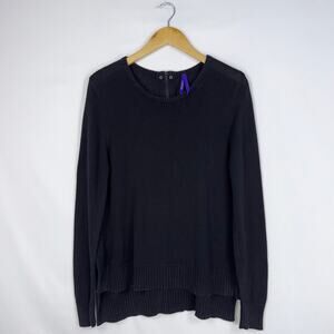 Seraphine Women’s Crew Neck Maternity Sweater Large Black